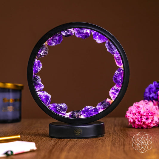 The Amethyst Halo Lamp