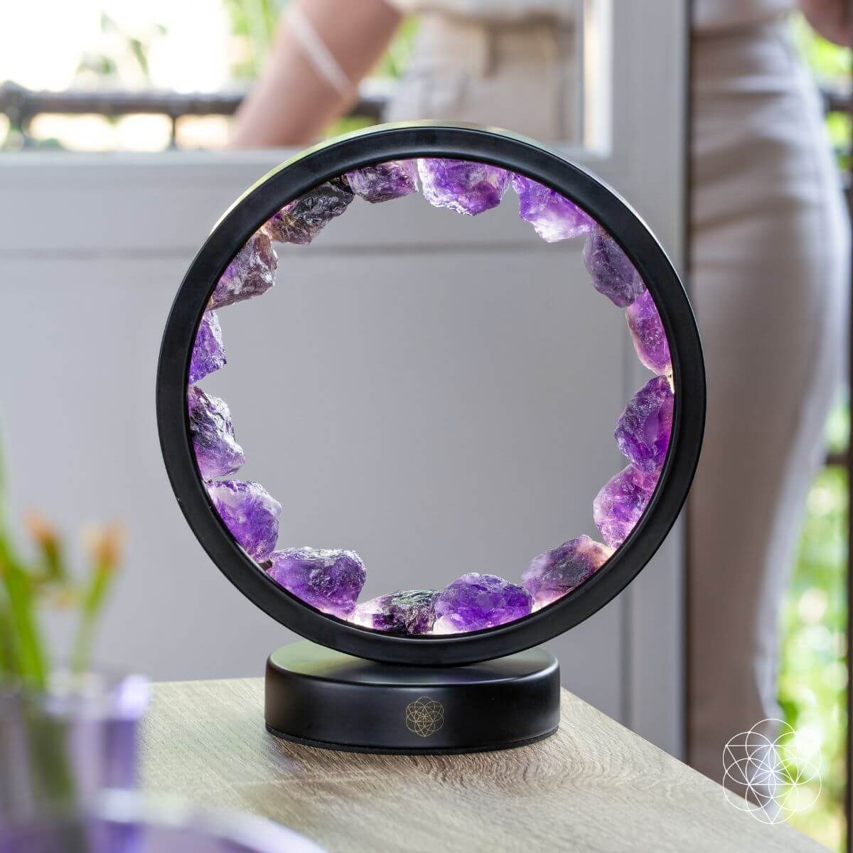 The Amethyst Halo Lamp