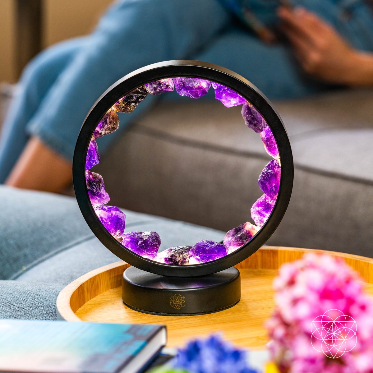 The Amethyst Halo Lamp