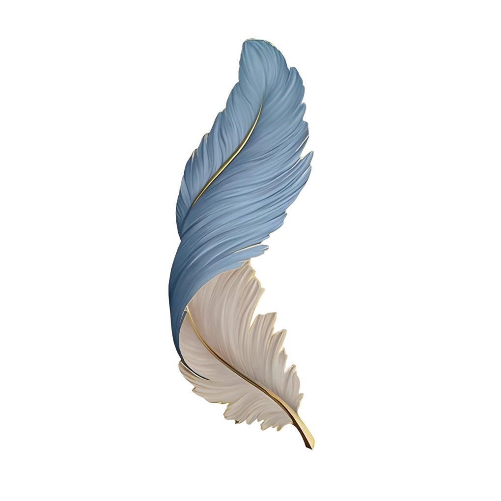 Feather Wall Light Fixtures with Remote Control